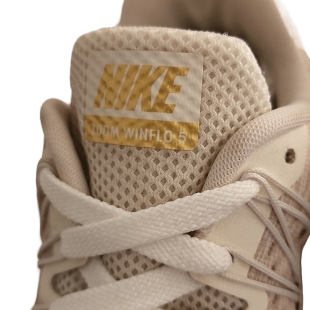 NIKE ZOOM WINFLOW 5 Beige Phantom Gold Sneakers Womens 8 SOLE Orthotics Insoles - Picture 10 of 16